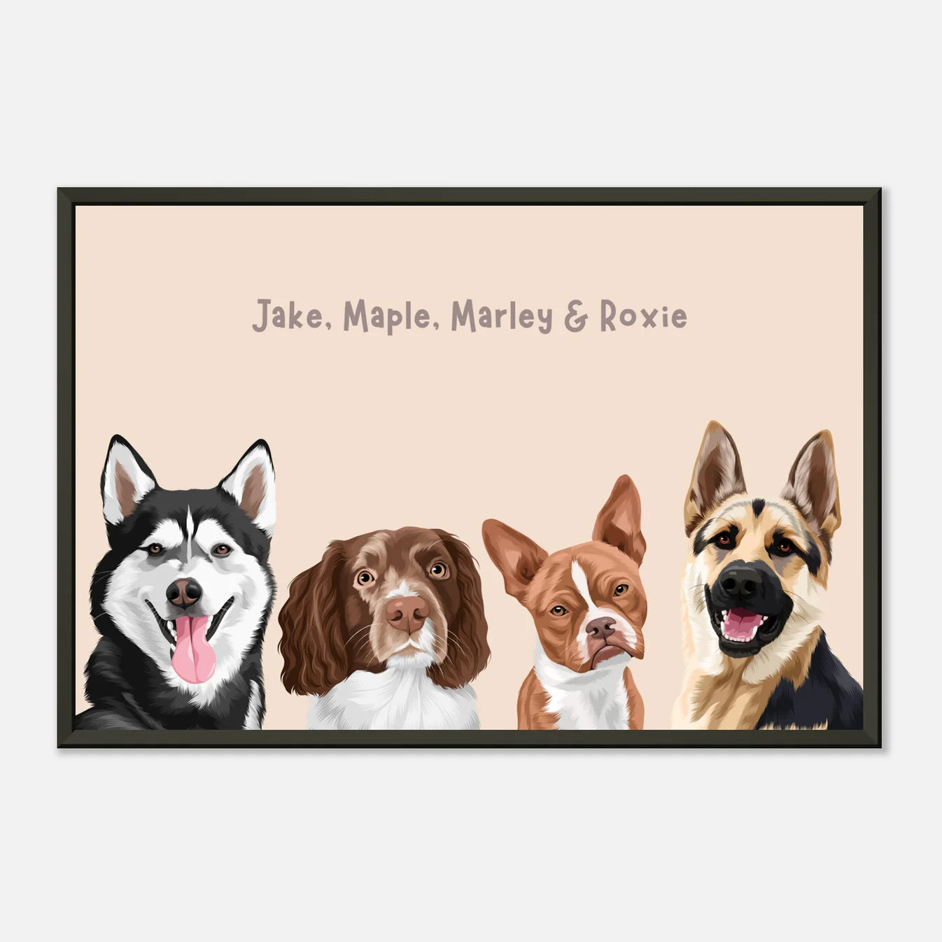 Four Pet Portrait