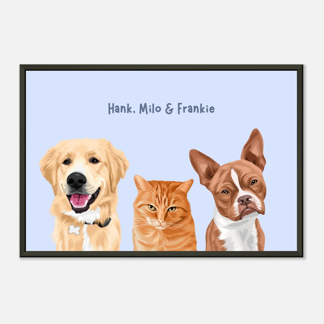 Three Pet Portrait